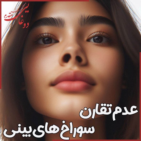 عدم تقارن سوراخ های بینی بعد از عمل+ دکتر مهران دوغایی مقدم